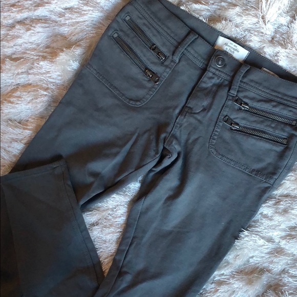 Zipper detail super stretch pants - Picture 1 of 4